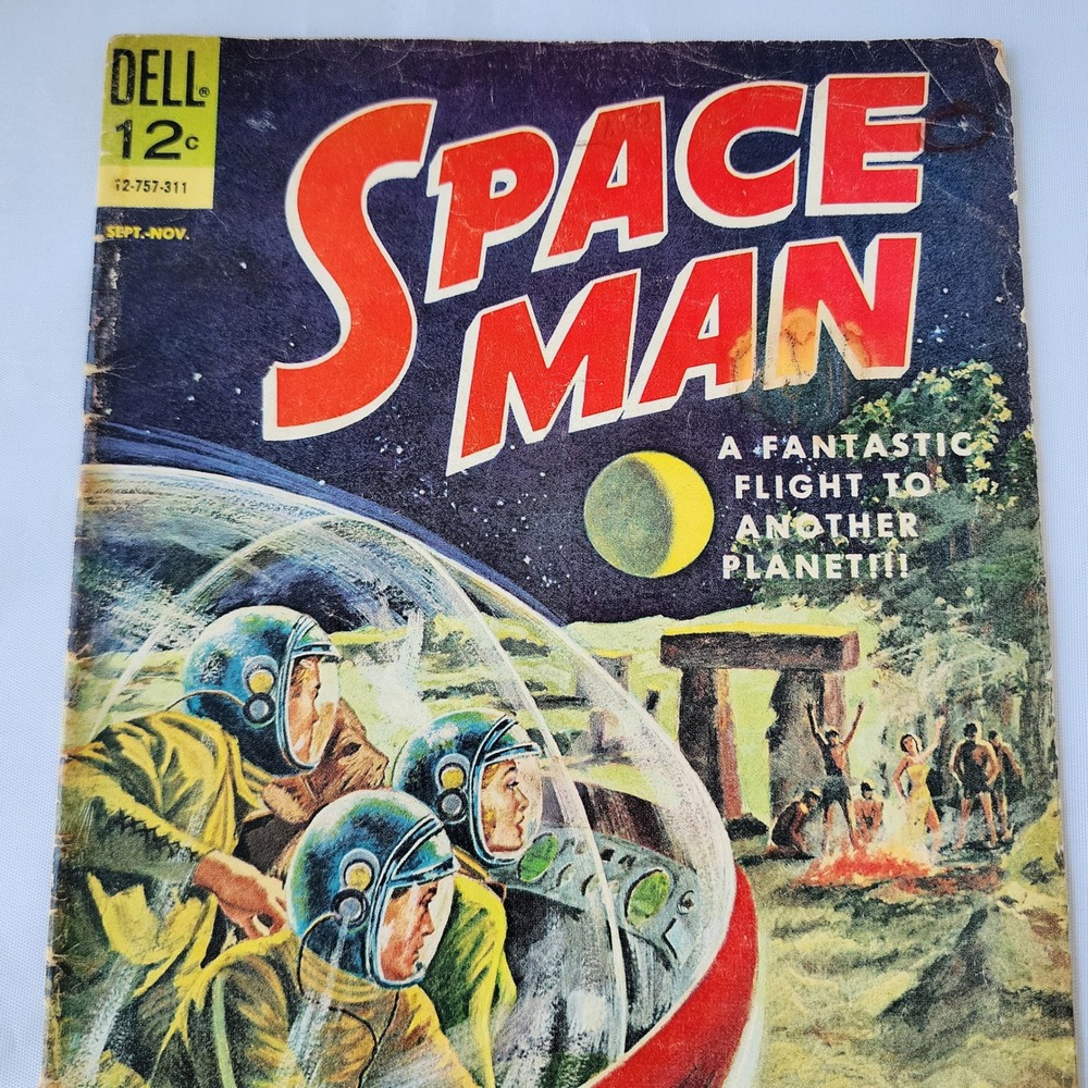Space Man Issue #6‎ 1963 Dell Comics Painted Cover Silver Age Sci-Fi Astro 12c - Picture 3 of 10